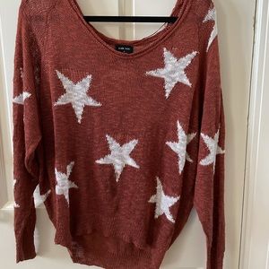 blank paige over sized star sweater